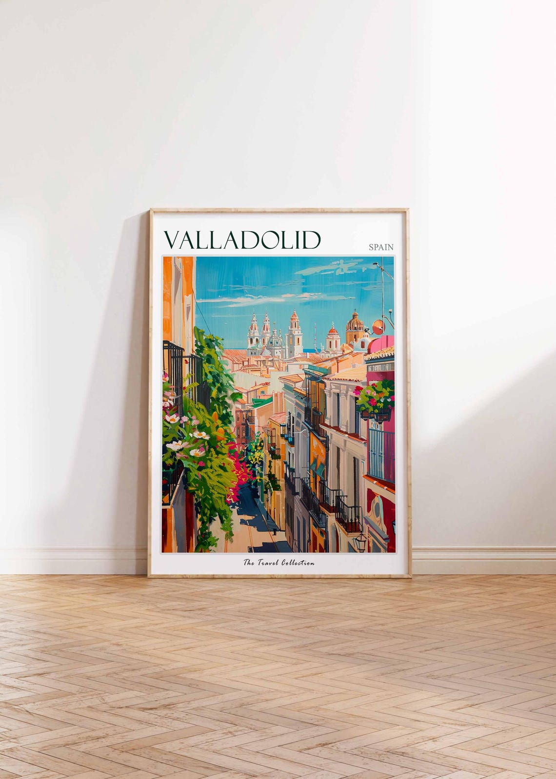 Valladolid Poster Spanish Travel Print Valladolid Travel Art Valladolid Wall Art Spanish Travel Valladolid Gift Valladolid Travel Art - Image 2