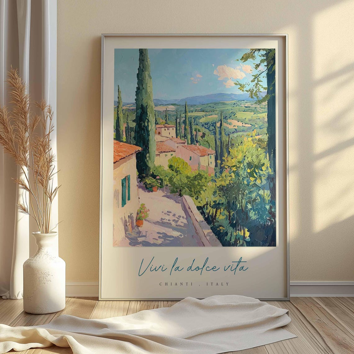 Chianti Poster Chianti Travel Print Chianti Travel Art Chianti Wall Art Italy Art Italy Travel Decor Italian Travel Gift - Image 2