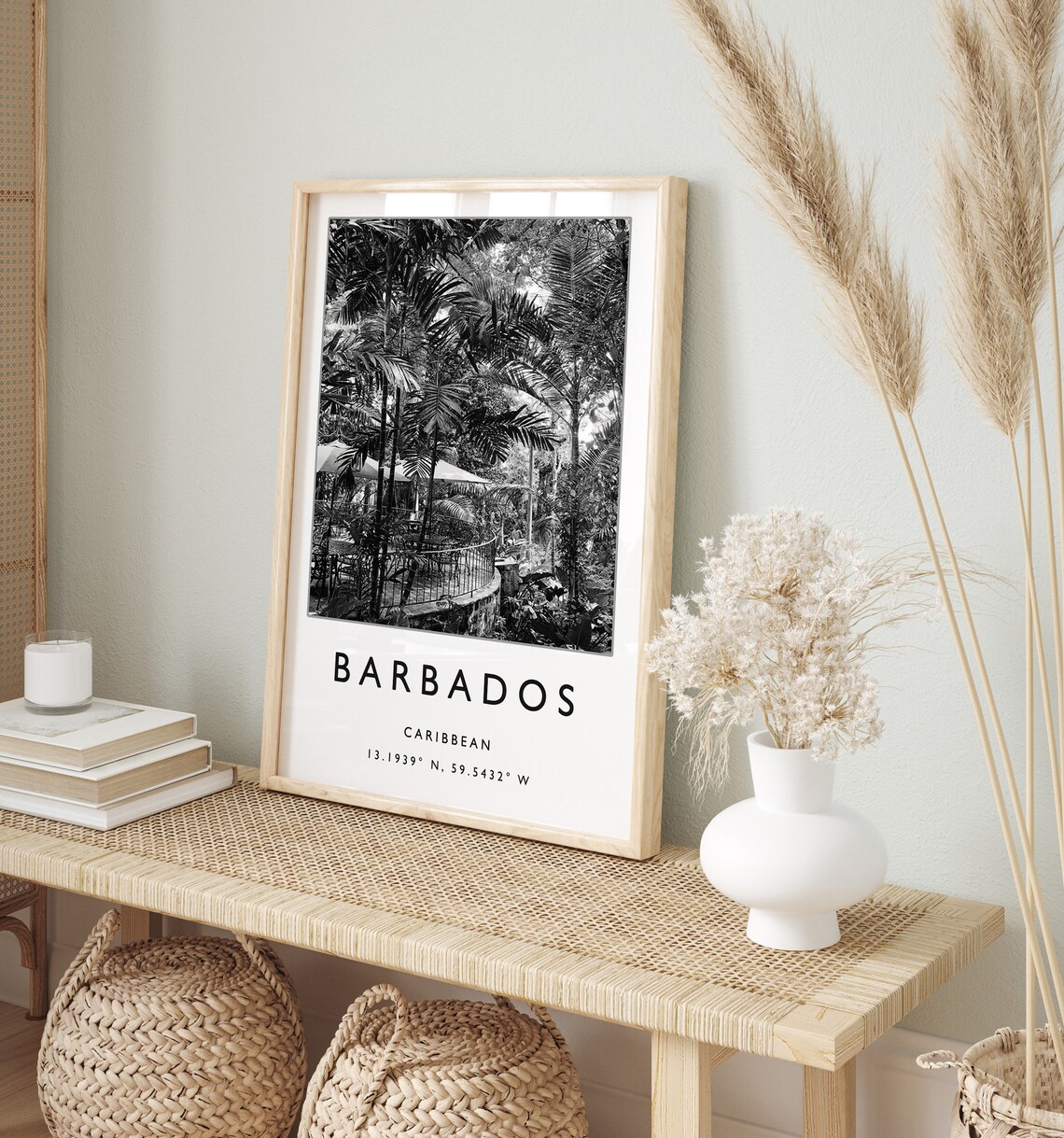 Barbados Travel Poster, Caribbean Travel Print - Image 2