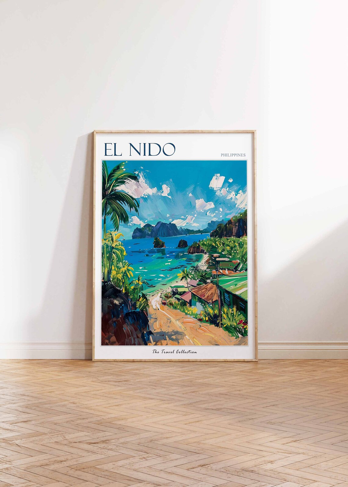 El Nido Philippines Limestone Islands Beach Art Travel Collection Poster - Image 2