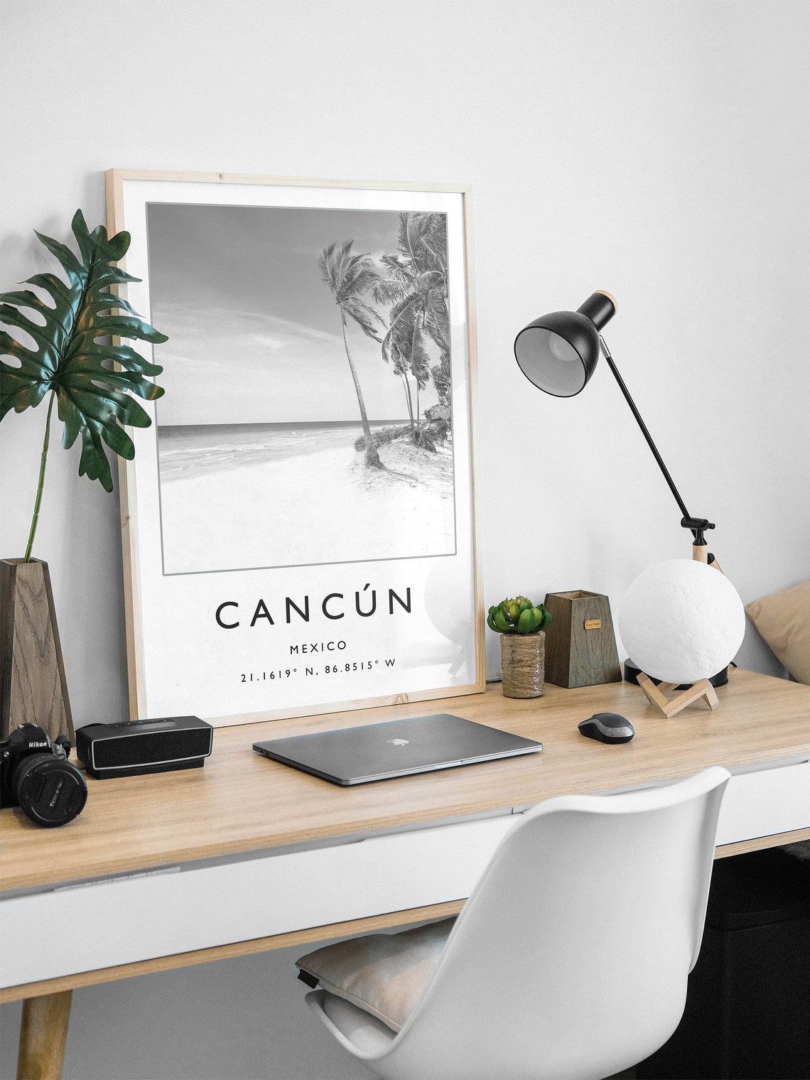 Cancun Travel Print Cancun Travel Poster Mexico Travel Print Caribbean Beach Travel Poster Sea Travel Art Travel Gift A1a2a3a4 - Image 2