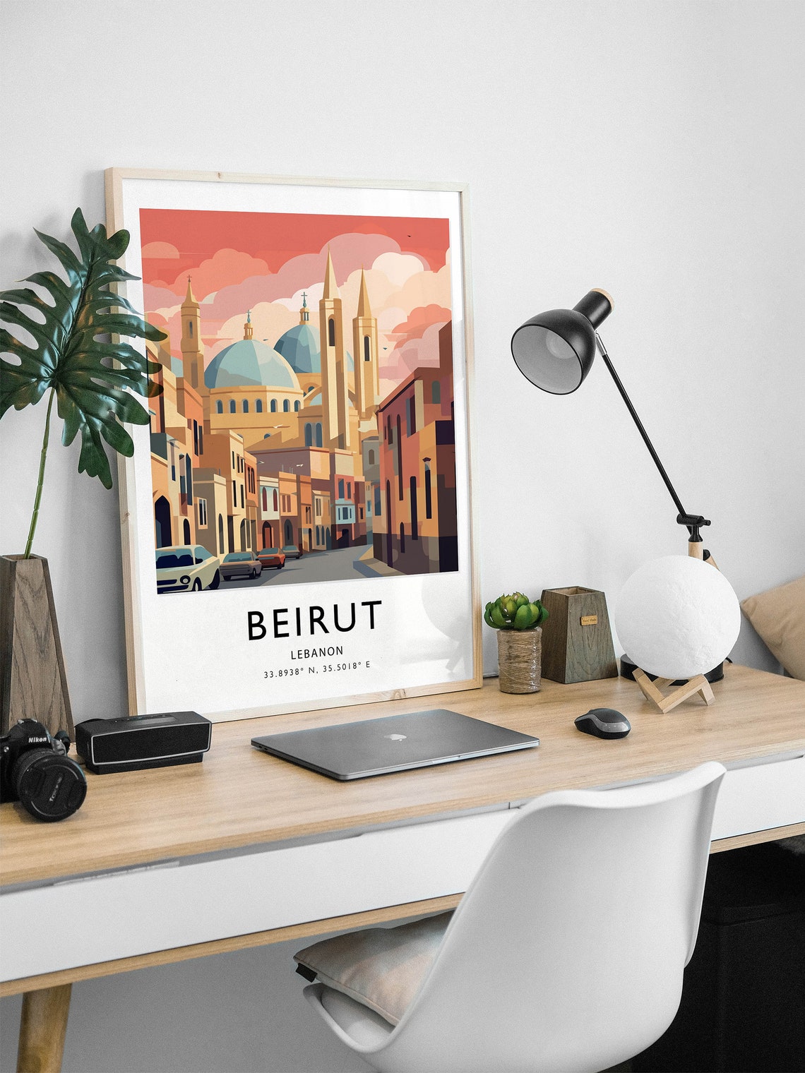 Beirut Travel Poster Lebanon Travel Print Lebanon Travel Art Travel Poster Colourful Travel Decor Travel Gift A1a2a3a4 - Image 2