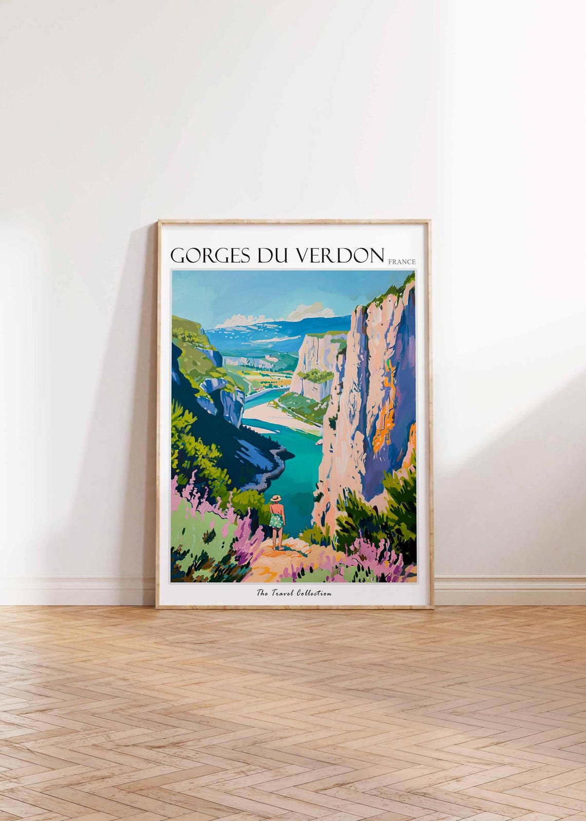 Gorges Du Verdon Poster France Travel Print French Decor Europe Travel Poster European Wall Art Gorges Du Verdon Travel Poster - Image 2