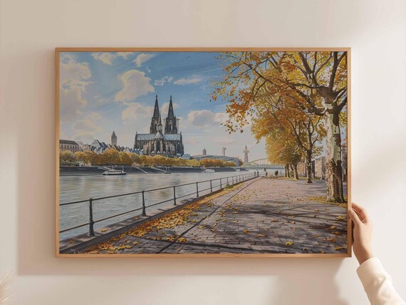 Cologne Cathedral German City Travel Poster