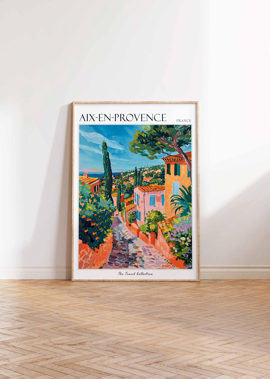 Aix En Provence Poster France Travel Print French Decor Europe Travel Poster European Wall Art Aix En Provence Travel Poster - Image 2