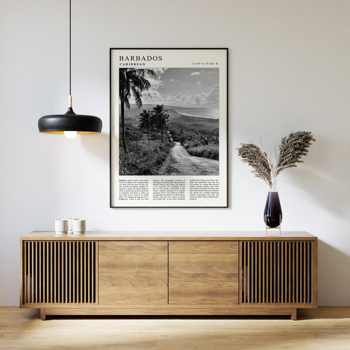 Barbados Vintage Travel Poster Art Print - Image 3