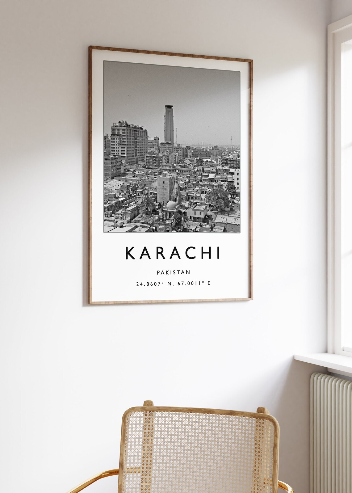 Karachi Travel Poster, Pakistan Travel Art Print - Image 2