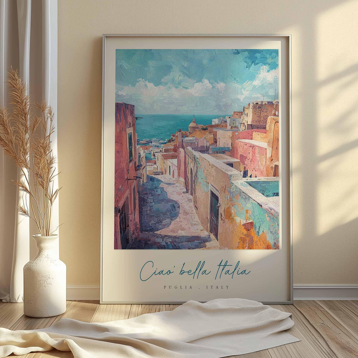 Puglia Poster Italian Travel Print Puglia Travel Art Puglia Wall Art Italy Art Italy Travel Decor Italian Travel Gift - Image 2