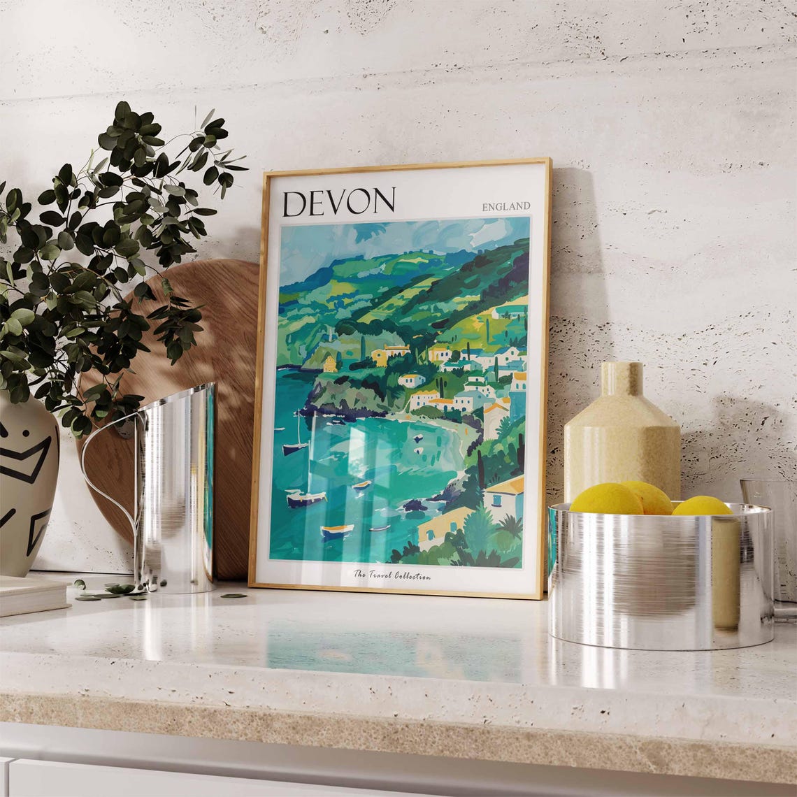Devon Poster England Travel Print Devon Travel Art Devon Wall Art England Travel Devon Home Decor Devon Travel Gift - Image 3