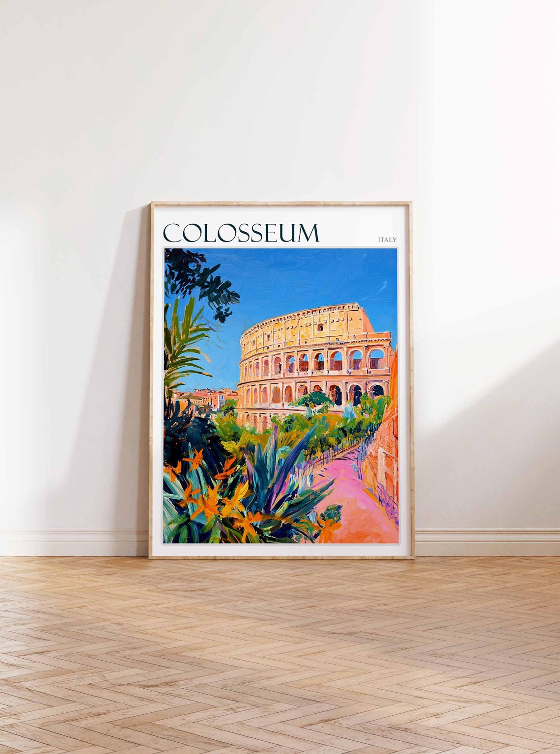 Colosseum Poster Colosseum Travel Print Italy Wall Art Italian Travel Print Italian Decor Italian Gift Colosseum Wall Art - Image 3
