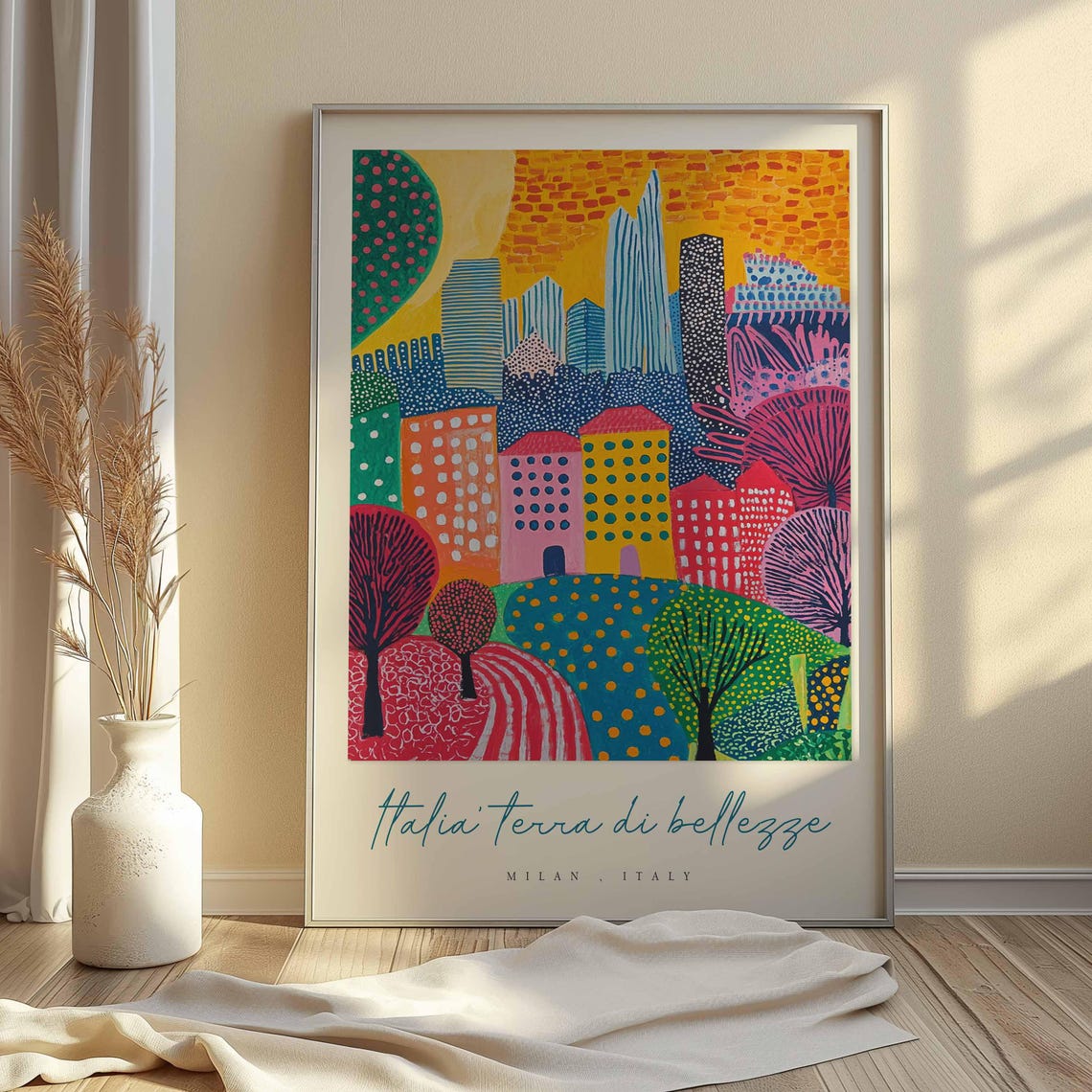 Milan Poster Italian Travel Print Milan Travel Art Milan Wall Art Italy Art Italy Travel Decor Italian Travel Gift - Image 2