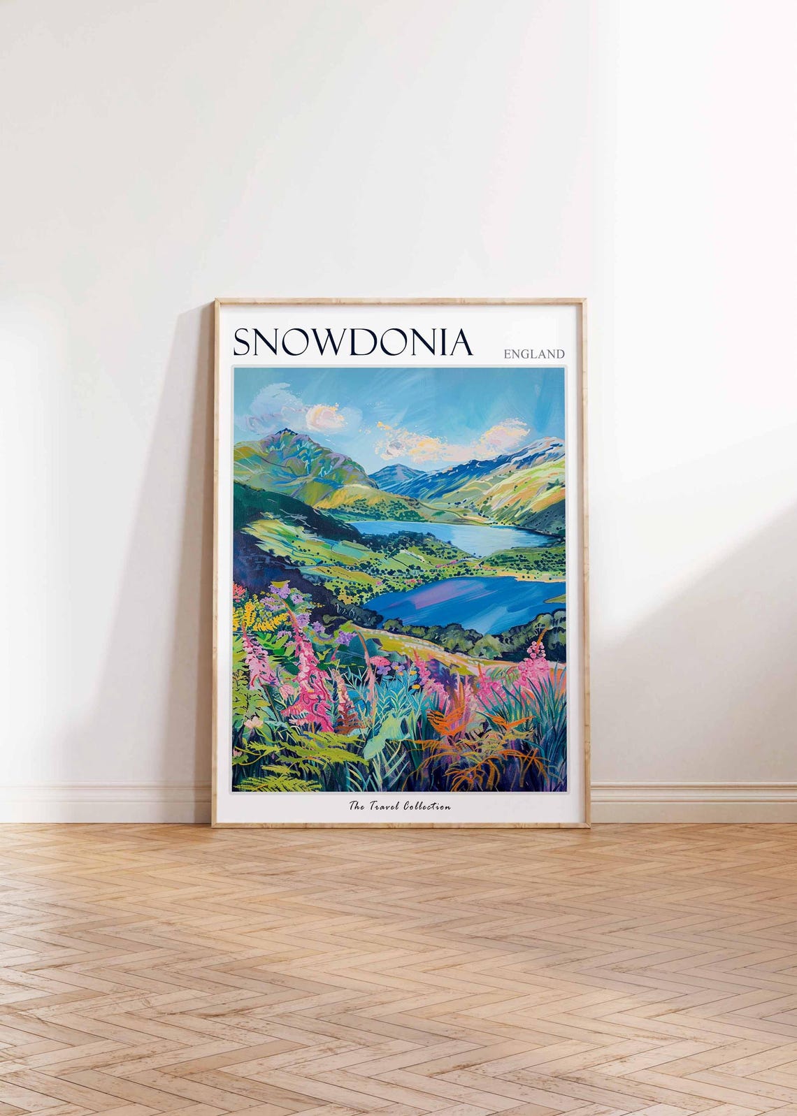Snowdonia Poster Wales Poster Mountain Poster Uk Travel Poster Uk National Park Wales Gift Snowdonia Print Snowdonia Travel Gift - Image 2
