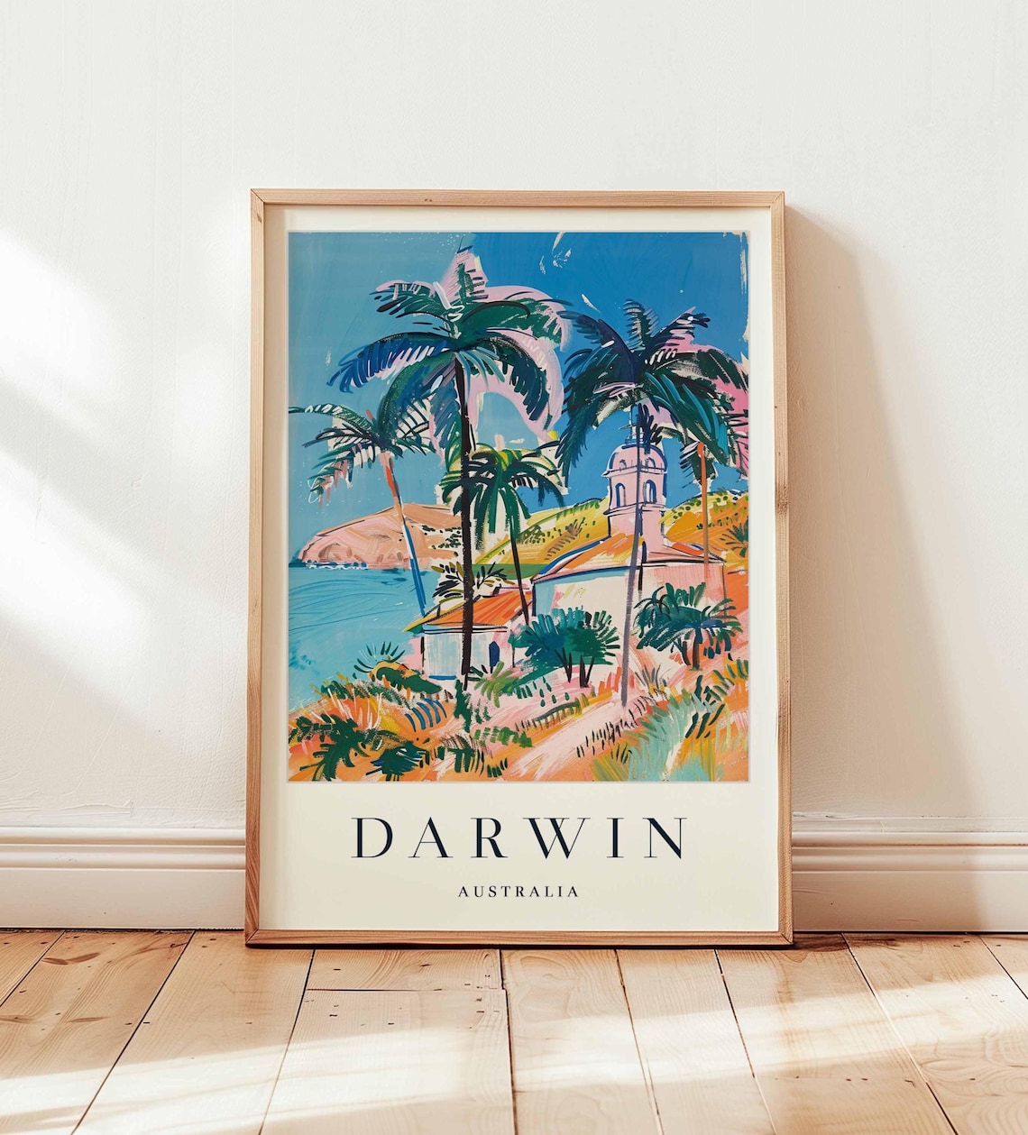Darwin Australia Travel Poster, Northern Territory