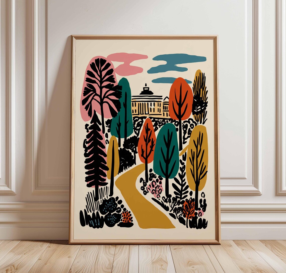 Greenwich Poster, London Landmark Art Print