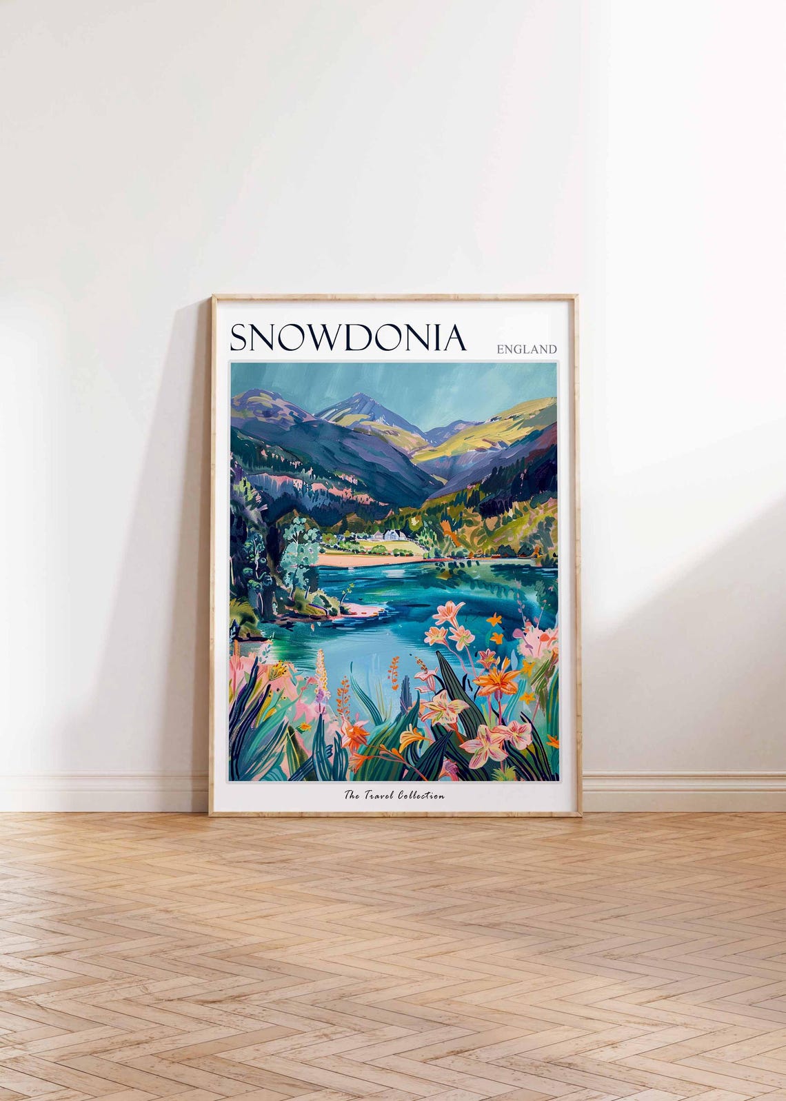 Snowdonia Poster Wales Poster Mountain Poster Uk Travel Poster Uk National Park Wales Gift Snowdonia Print Snowdonia Travel Gift - Image 2