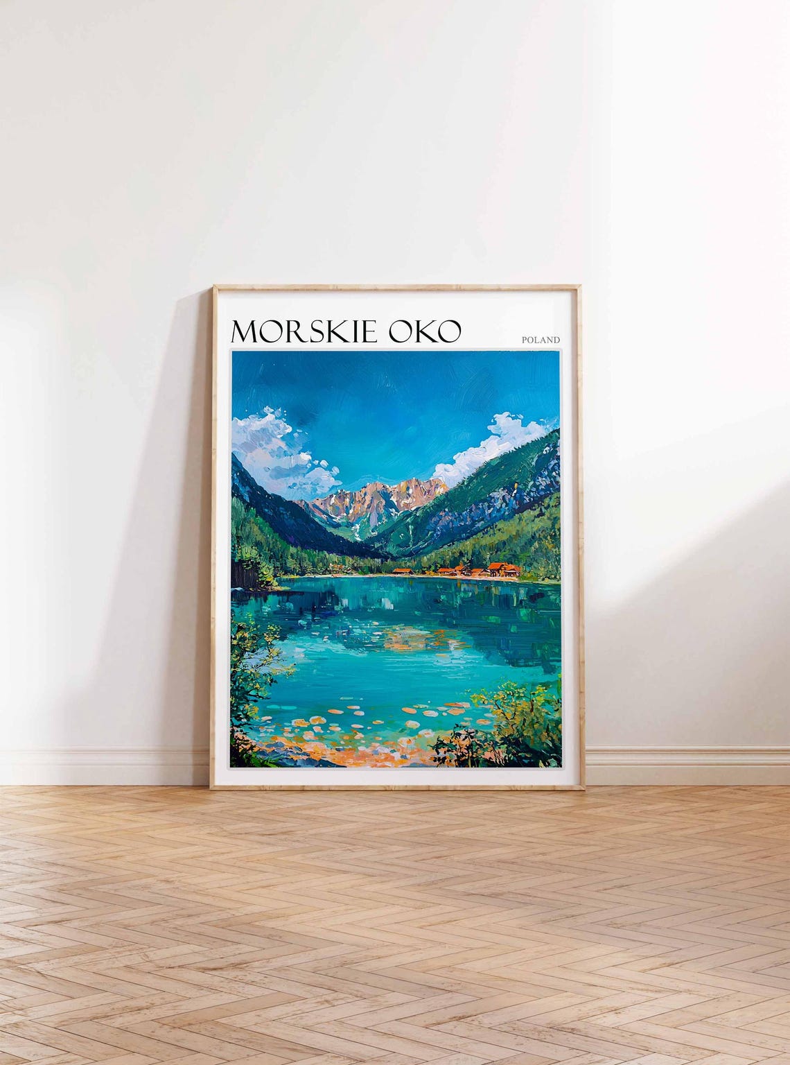 Morskie Oko Poster Morskie Oko Travel Print Poland Wall Art Poland Travel Print European Decor City Print Poland Gift - Image 4