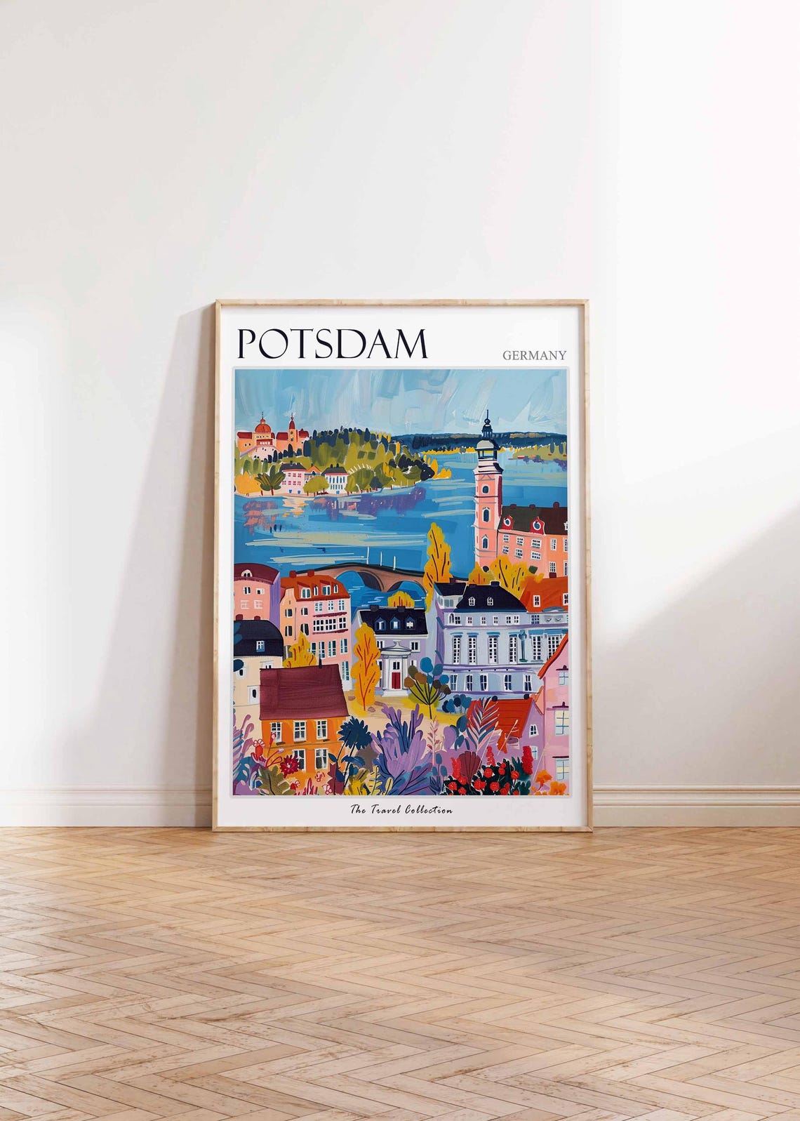 Potsdam Poster Germany Travel Print German Decor Europe Travel Poster European Wall Art City Print Potsdam Gift Potsdam Travel Poster - Image 2
