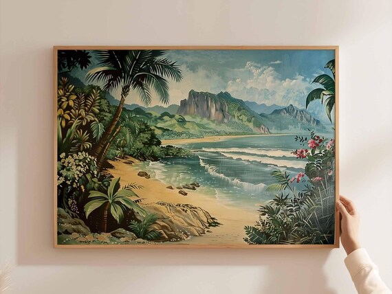 Brazil Poster South America Travel Print Brazilian Wall Art Latin Decor Landscape Tropical