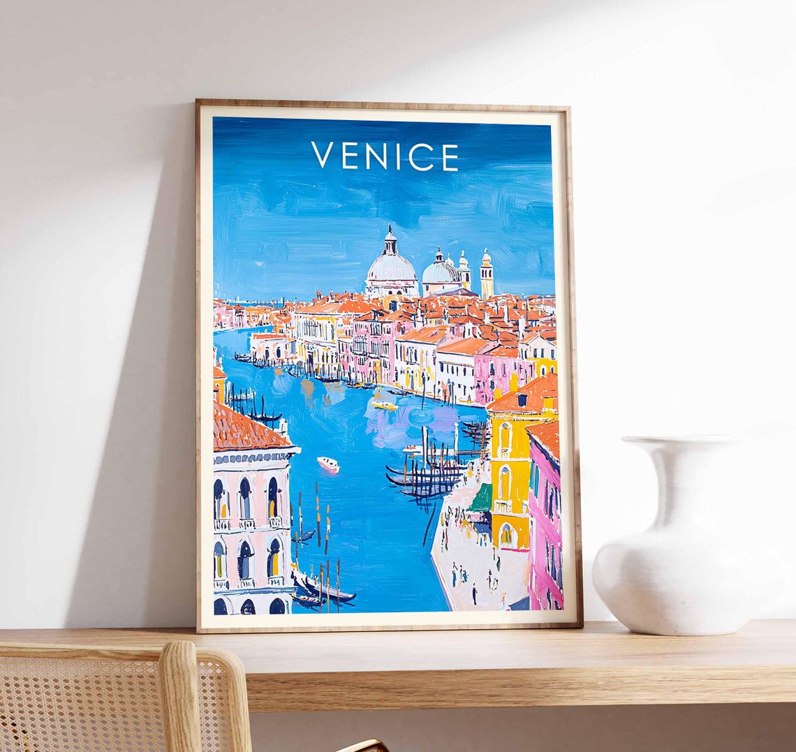 Venice Grand Canal Travel Poster