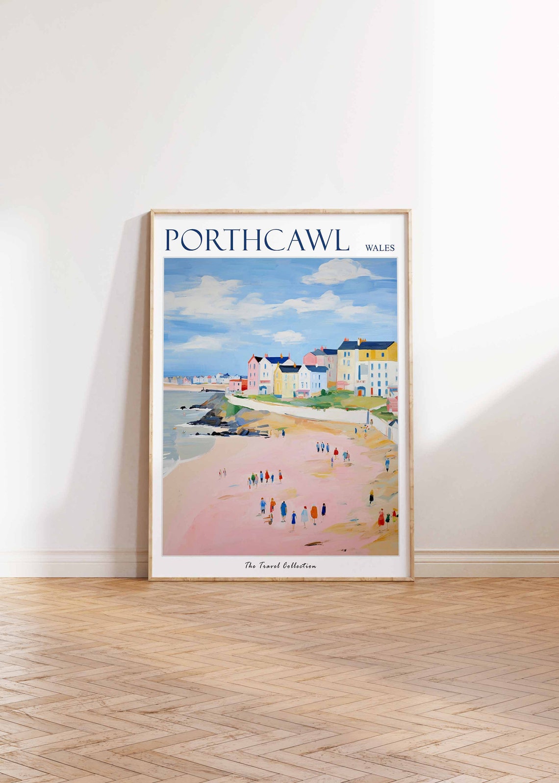 Porthcawl Poster Porthcawl Travel Print Wales Travel Poster Welsh Decor Tropical Decor Porthcawl Gift Porthcawl Travel Poster - Image 2