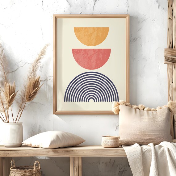 Boho Wall Art Famedboho Wall Collage Geometric Dorm Wall Art Abstract Poster Home Decor