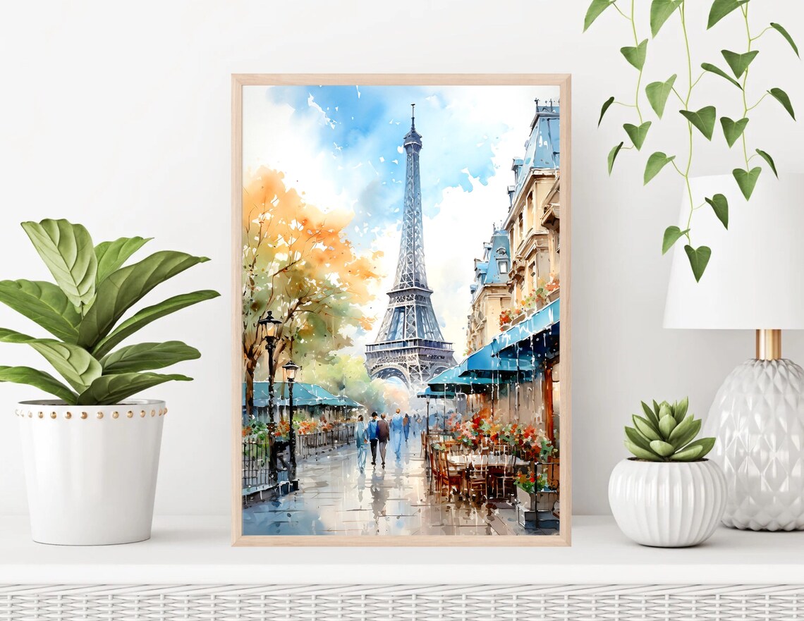 Paris Eiffel Tower Wall Art Print - Image 3