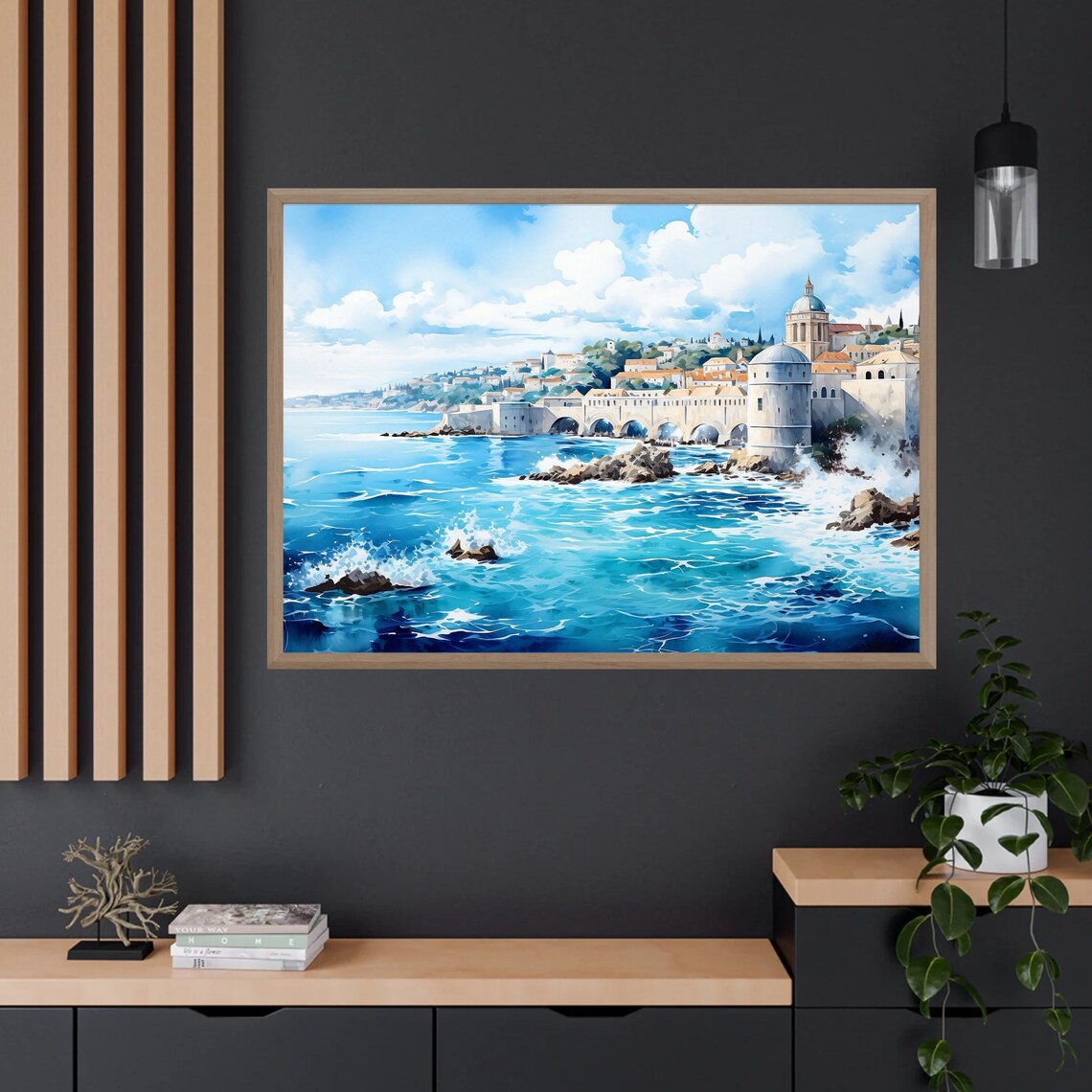 Dubrovnik Art Print Croatia Art Dubrovnik Poster Travel Art Travel Poster Croatia Wall Art Travel Gift Home Decor Housewarming Gift - Image 4