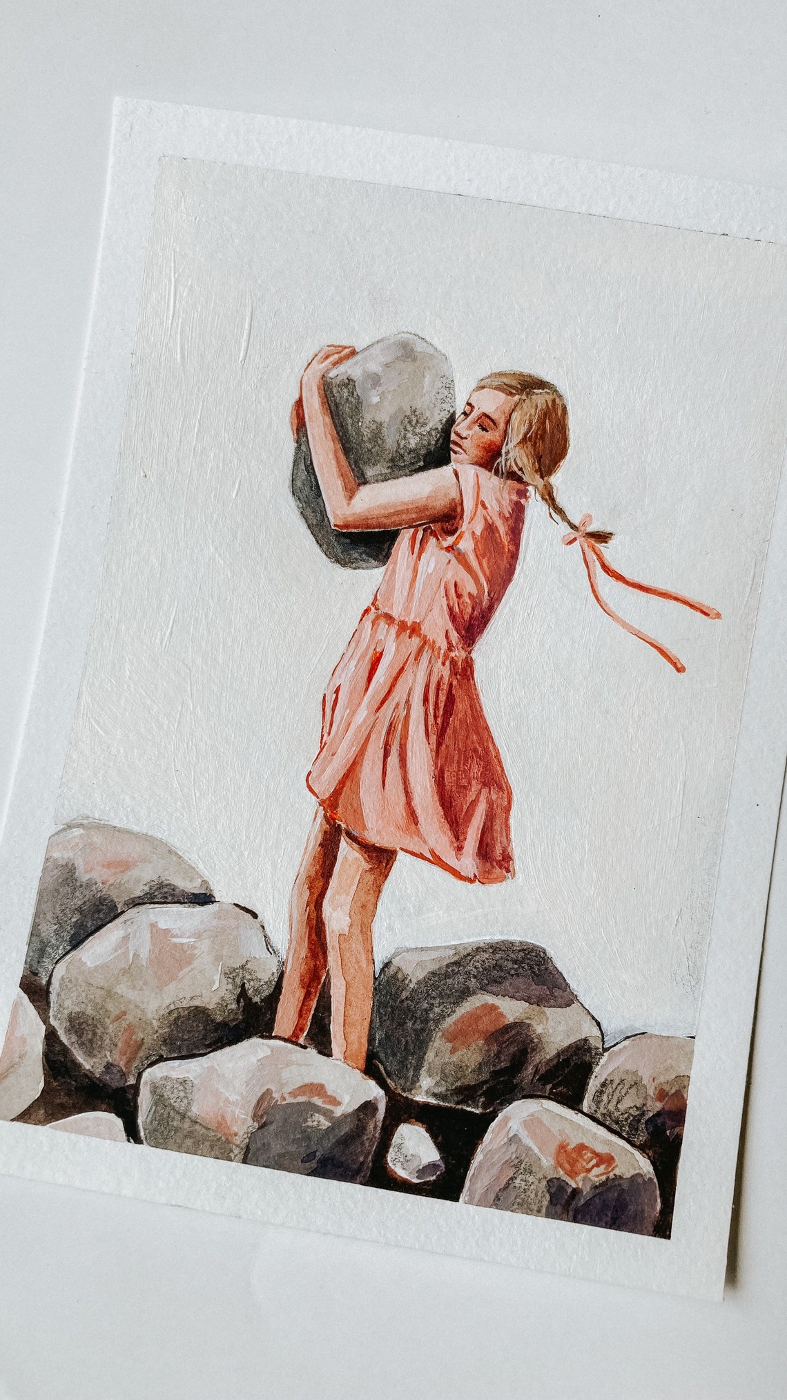 She Carries Such Heavy Burdens, Religious Art Print - Image 3