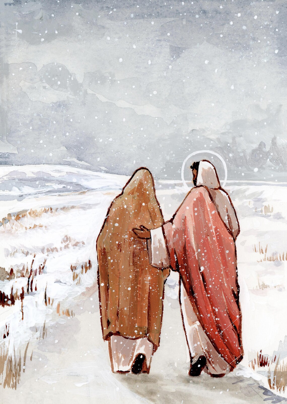 Emmanuel, God With Us Christ Walking With Person - Image 2
