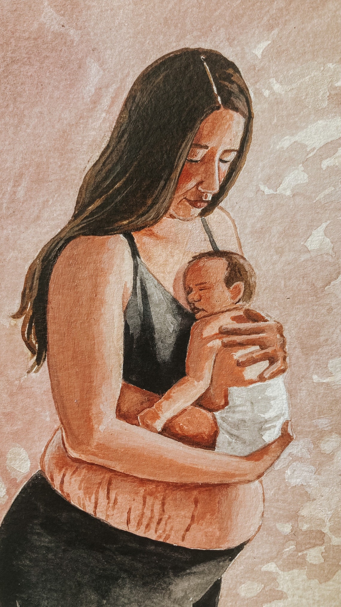 Marked By Love, Motherhood Nursery Art Print - Image 2