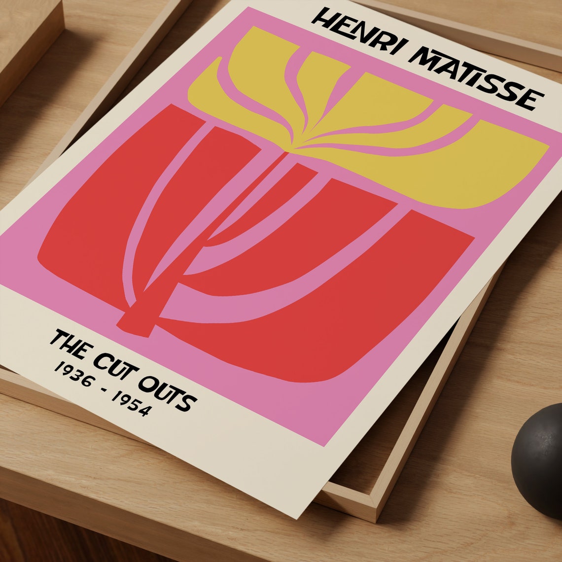 Henri Matisse The Cut Outs Abstract Flower Exhibition Poster - Image 3