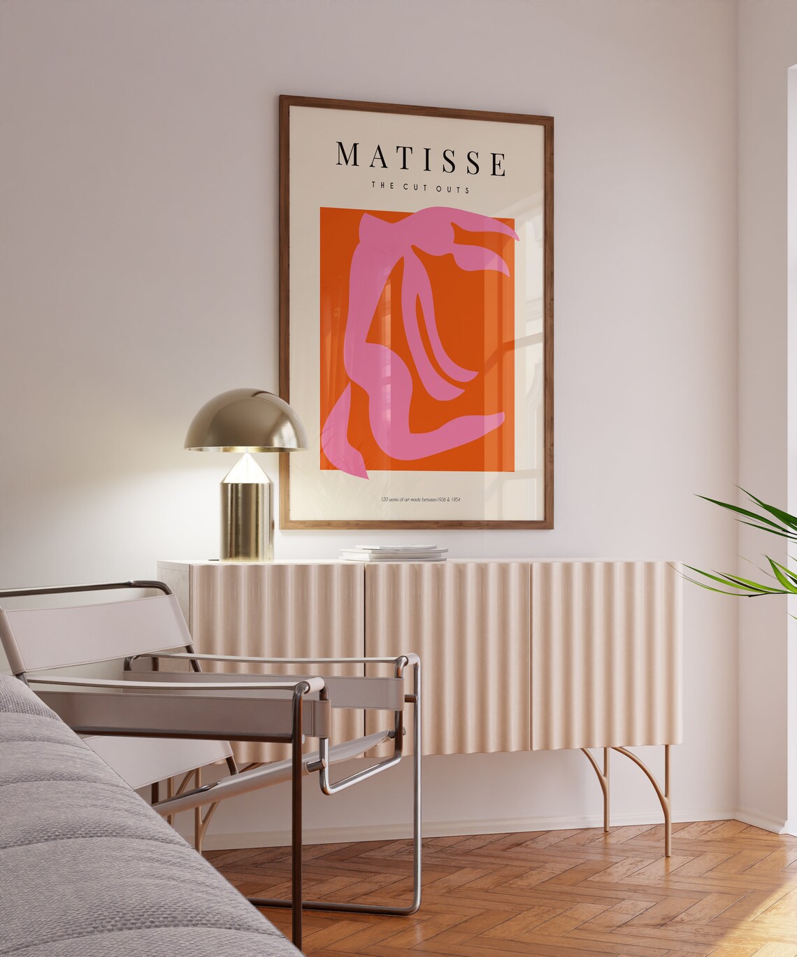 Pink Matisse Abstract Dancer Poster Print - Image 2
