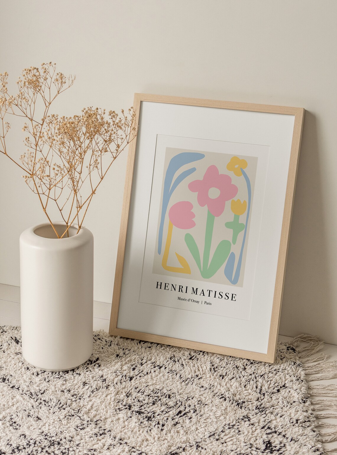 Henri Matisse Pastel Floral Abstract Musée d'Orsay Paris Poster - Image 3