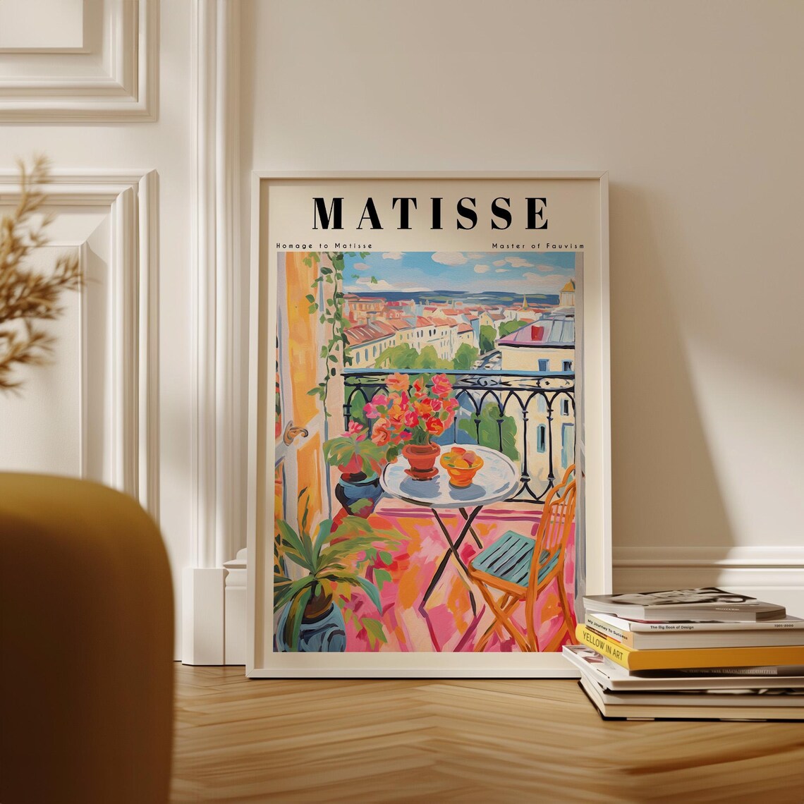 Matisse Balcony View Fauvist Colorful City Landscape Art Poster - Image 3