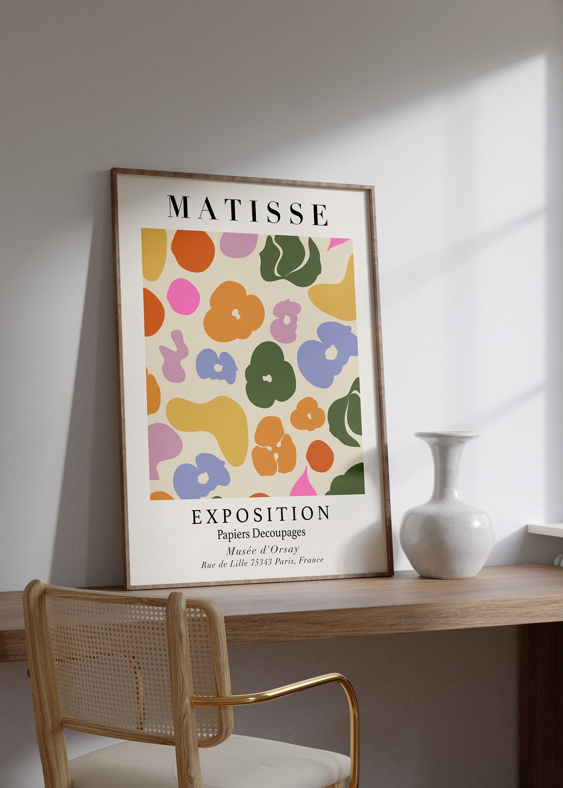 Matisse Exposition Papiers Découpés Musée d'Orsay Abstract Poster - Image 4