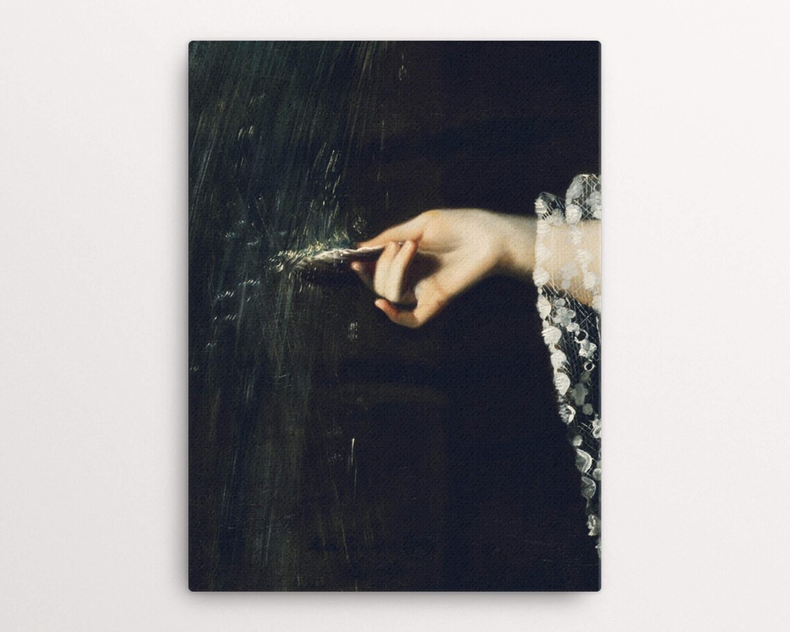 Dark Academia Vintage Portraits, Moody Baroque Style