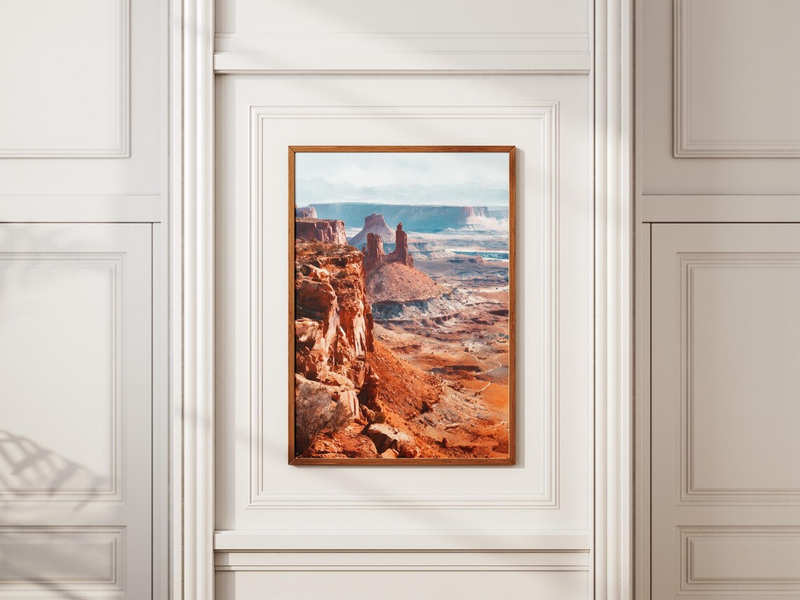 Canyonlands National Park Red Rock Canyon Desert Vista Poster - Image 2