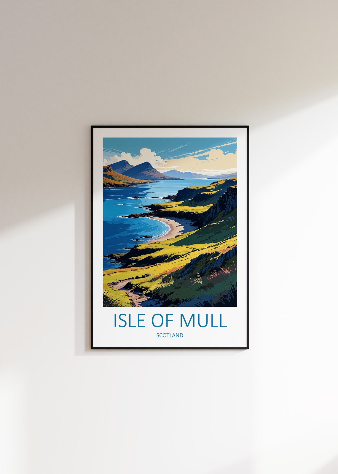 Isle Of Mull Print Scottish Islands Scottish Prints Isle Of Mull Poster Scotland Travel Print Scottish Gifts Scotland Art Print - Image 2