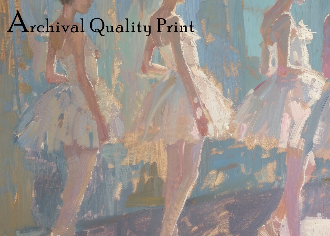 Vintage Ballerina Poster, Girls Nursery Room Decor - Image 4