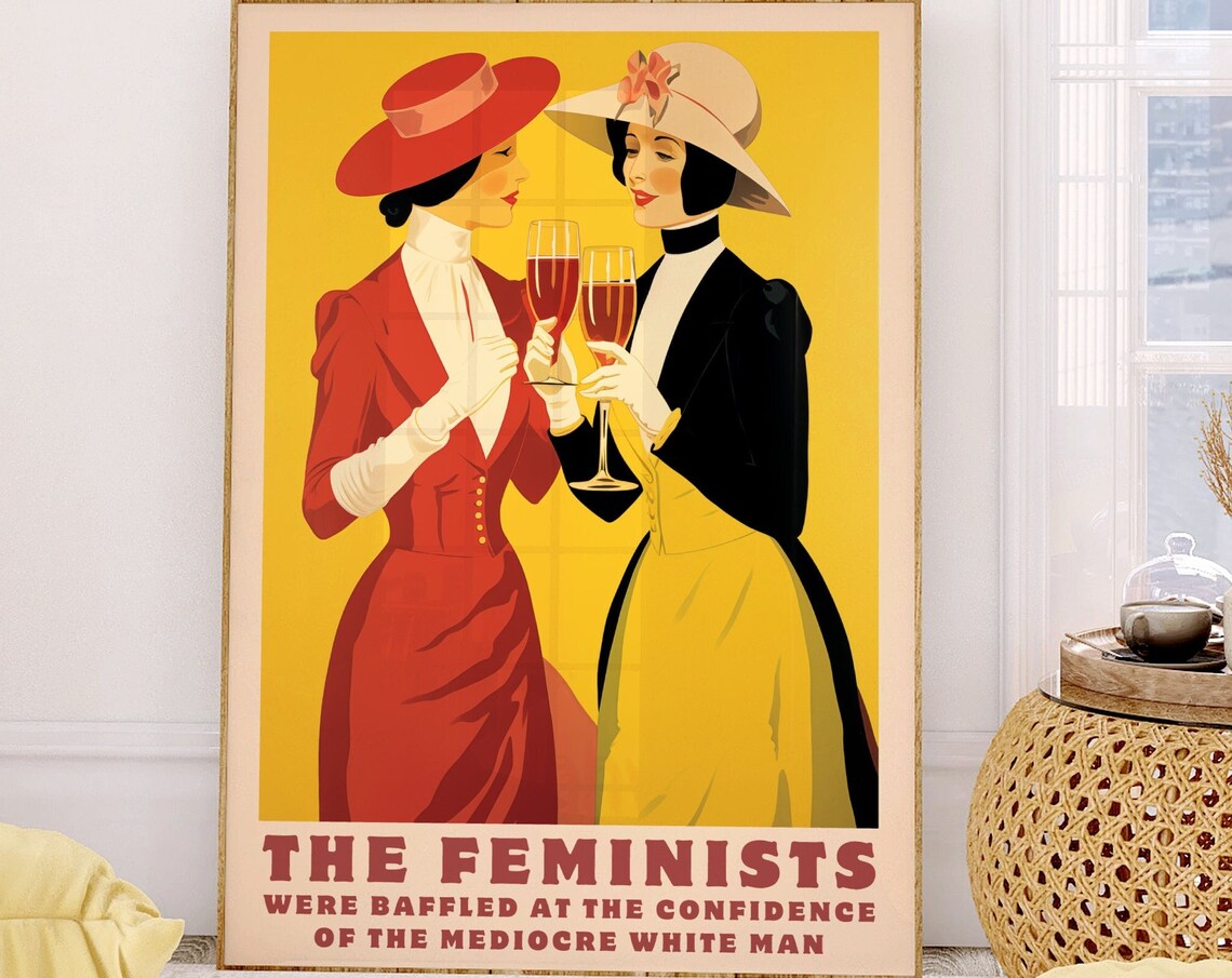 Feminism Retro Humor Art Print, Women's Rights - Image 4