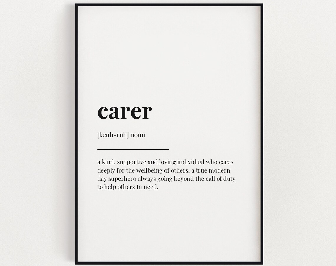 Carer Definition Meaning, Gift For Carer