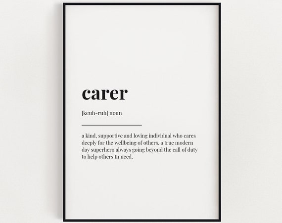 Carer Definition Meaning, Gift For Carer
