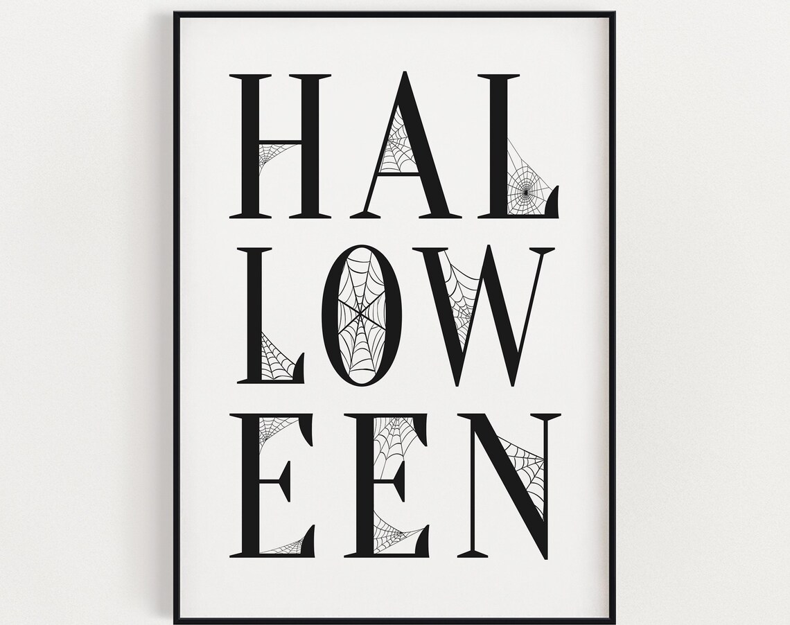 Halloween Wall Art, Instant Print