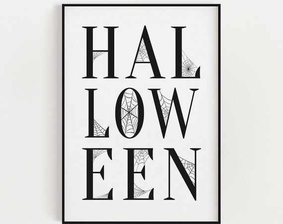 Halloween Wall Art, Instant Print