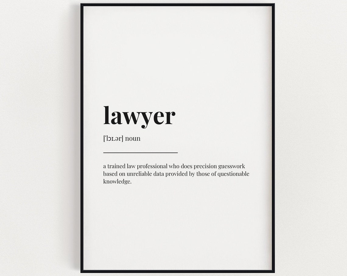 Lawyer Definition Meaning, Lawyer Gift