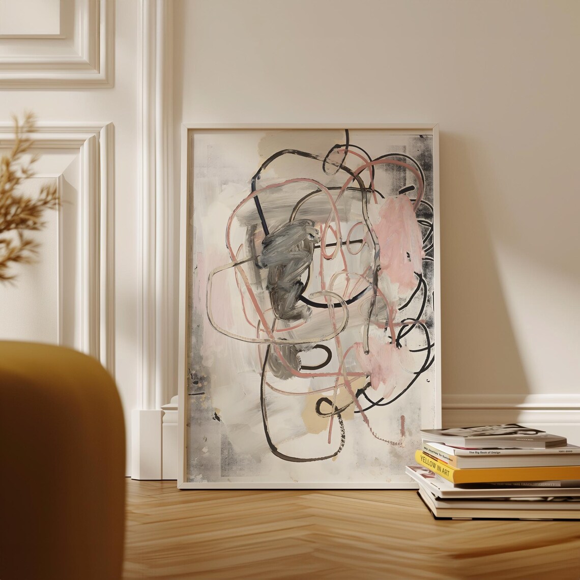 Abstract Neutral, Modern Wall Art Print