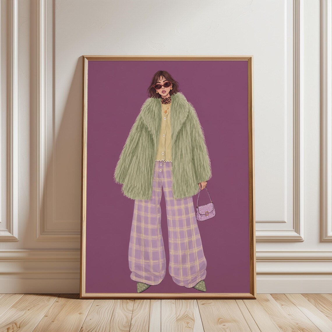 Pastel Fashion Illustration Poster Print