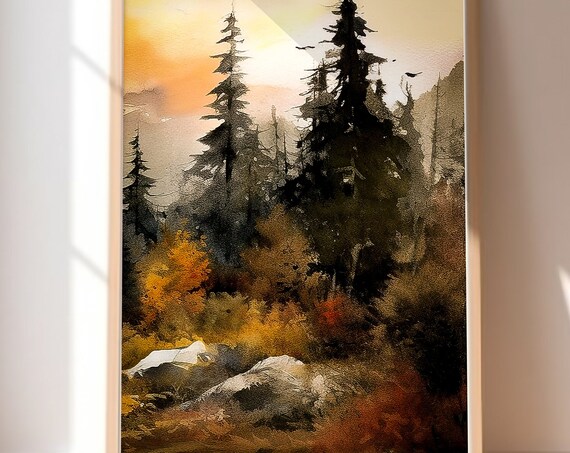 Nature Wall Art Set Landscape Wall Art Home Decor Wall Art Mountain Wall Art Nature Prints Wall Decor Home Living
