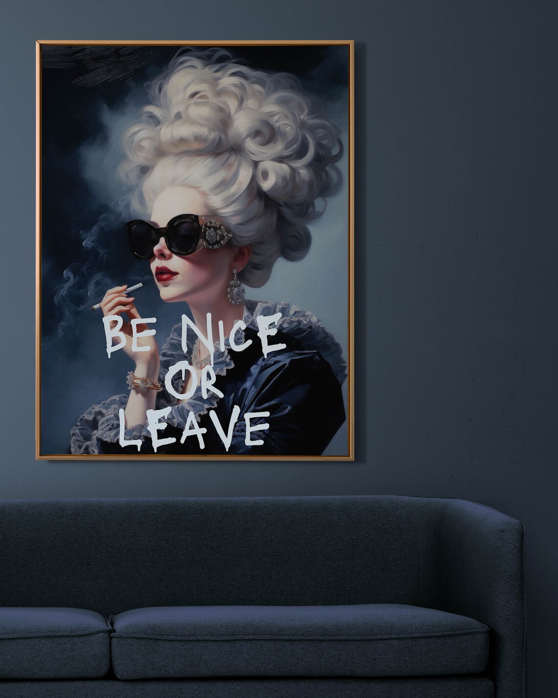 Altered Art Maximalist Funny Wall Art Poster - Image 3
