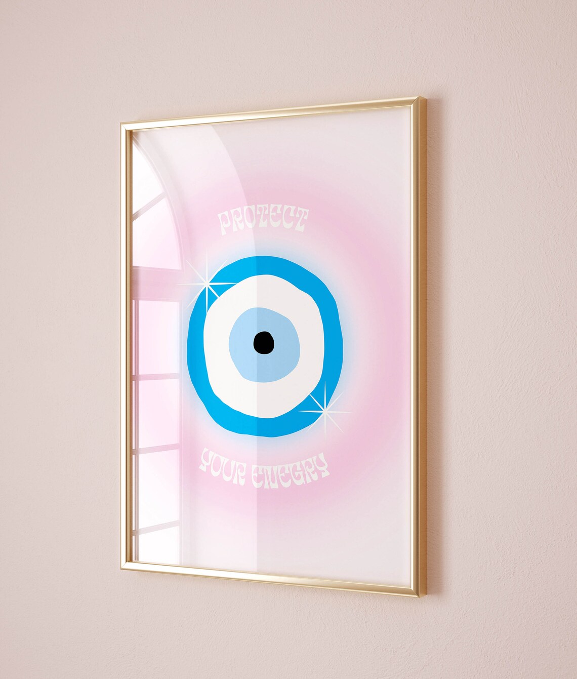 Evil Eye Aura Poster, Y2K Dorm Room Decor - Image 3